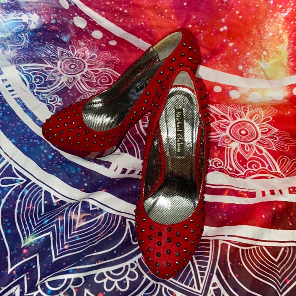 Red Studded heels